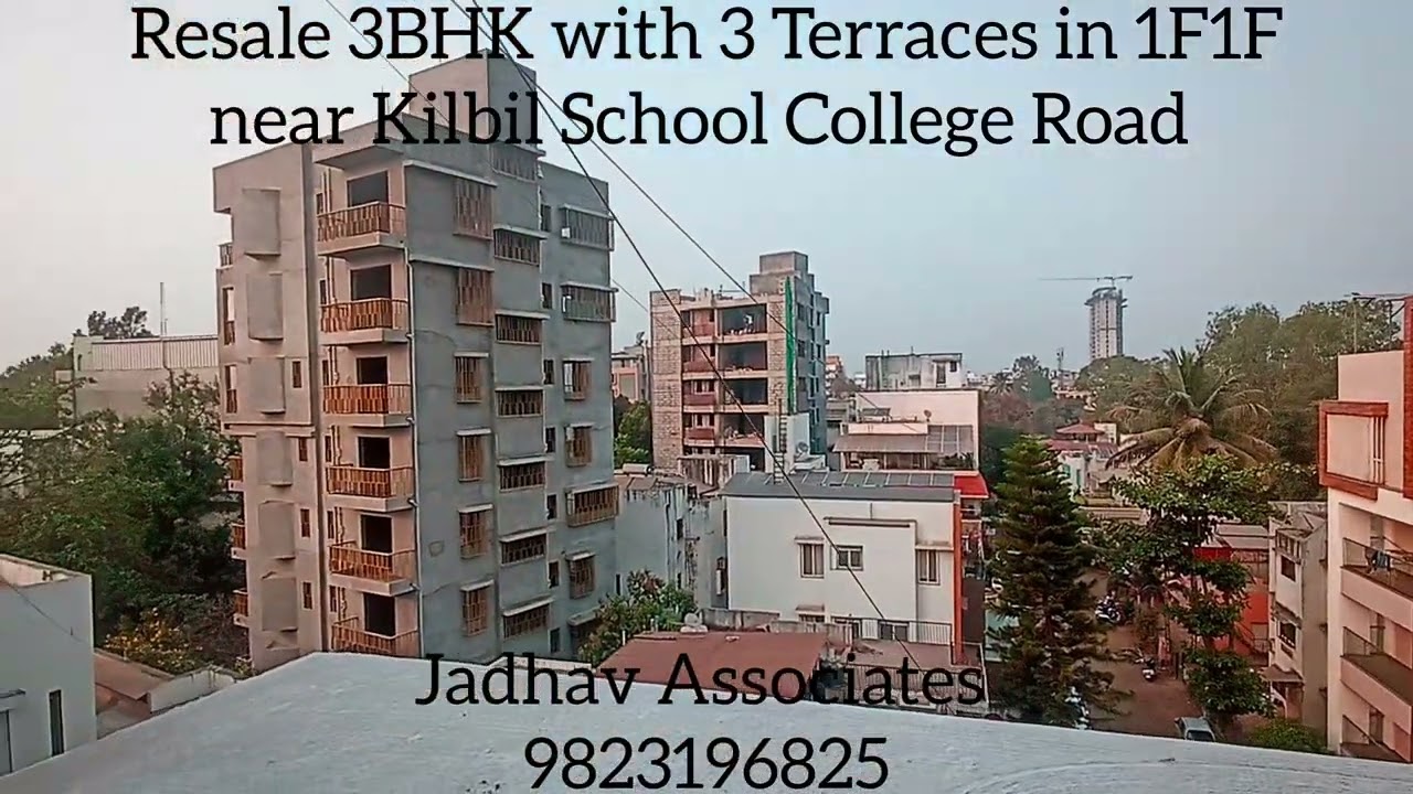 3BHK3T on top floor near Kilbil, College Road @JadhavAssociates#3bhk#collegeroad#realestate#luxury