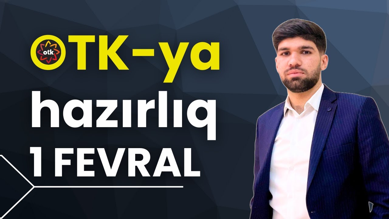 ✅1 FEVRAL  OTK-ya hazırlıq 9-cu sinif buraxılış