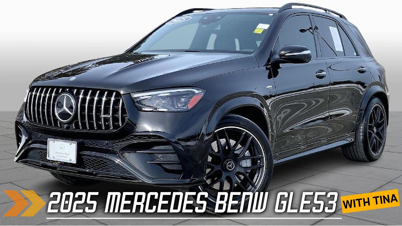 Обзор Mercedes-AMG GLE 53 2025 года | Черный обсидиан и карбоновое волокно – самая крутая комплек...