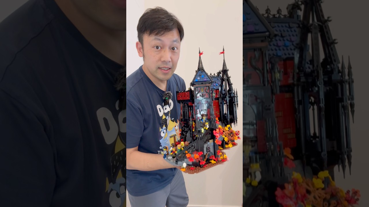 Готический замок из LEGO во всей красе! #lego