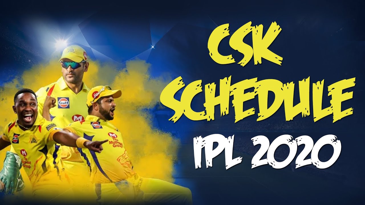 Chennai Super Kings IPL 2020 fixtures: Full schedule, timings, venues, csk 2020