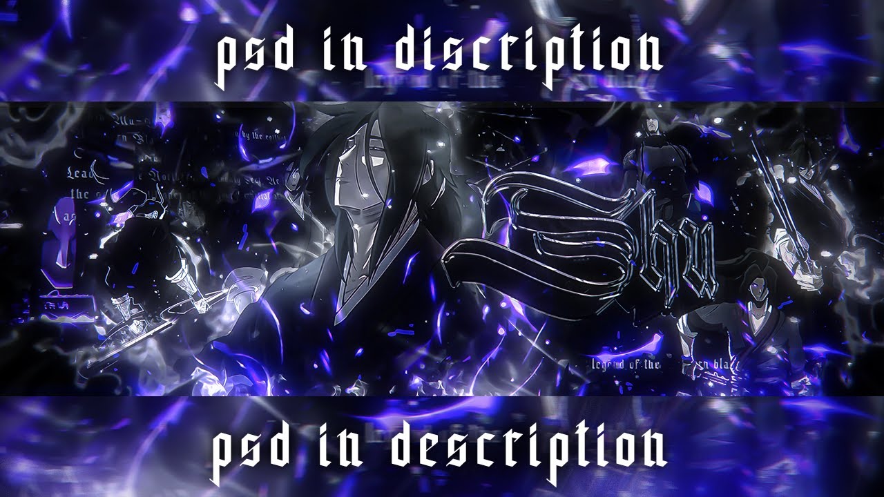 anime header speedart with psd