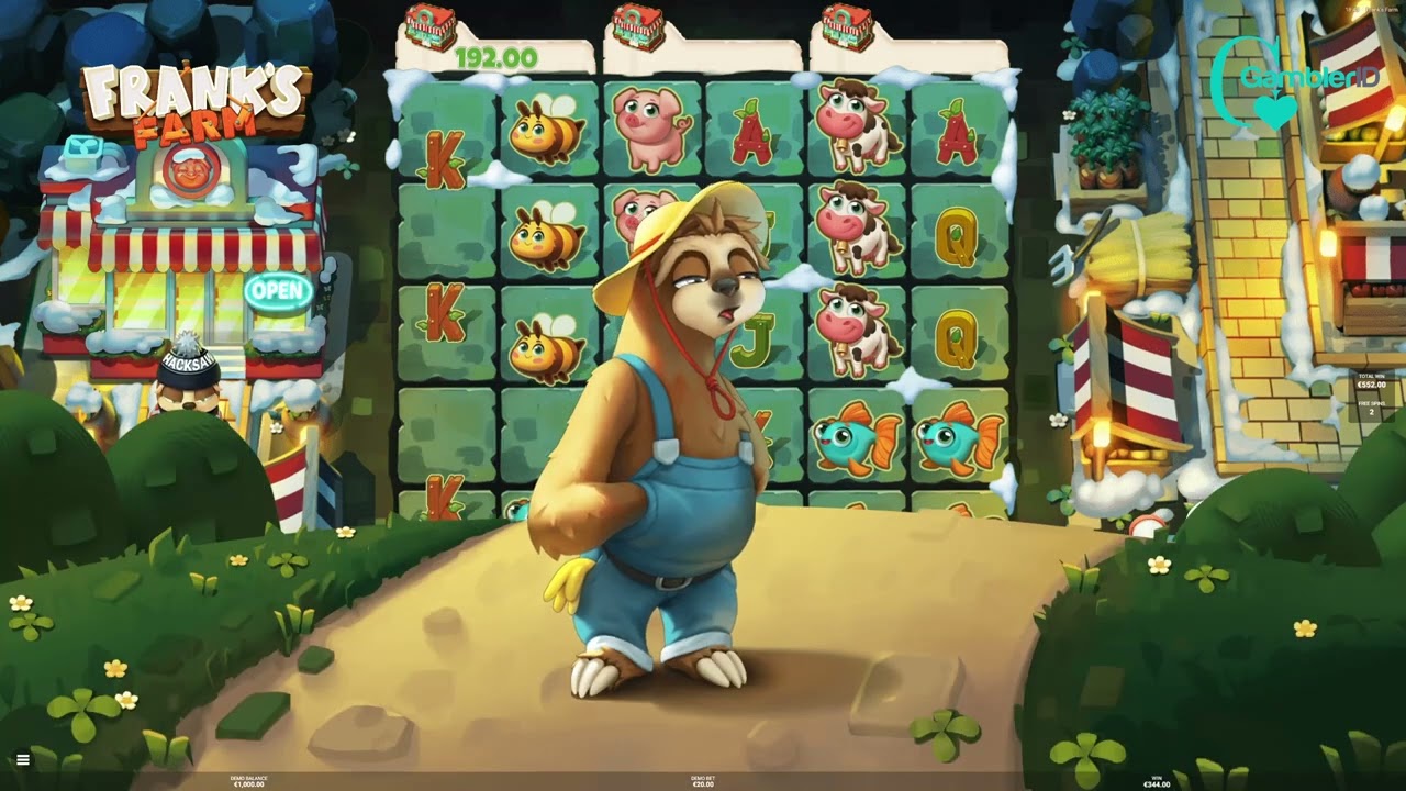 Frank&rsquo;s Farm by Hacksaw Gaming Video Review | GamblerID