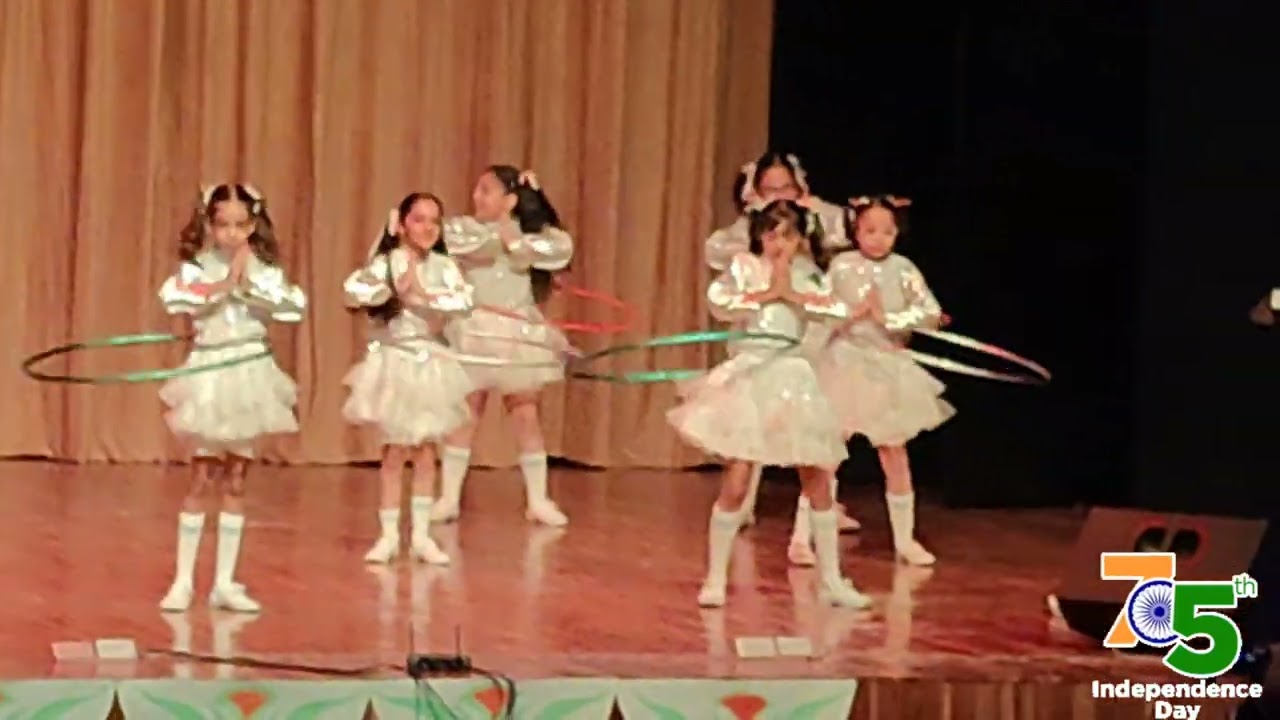 hula hoop dance l Sacred heart School  Chandigarh I Jai ho pussycat dolls