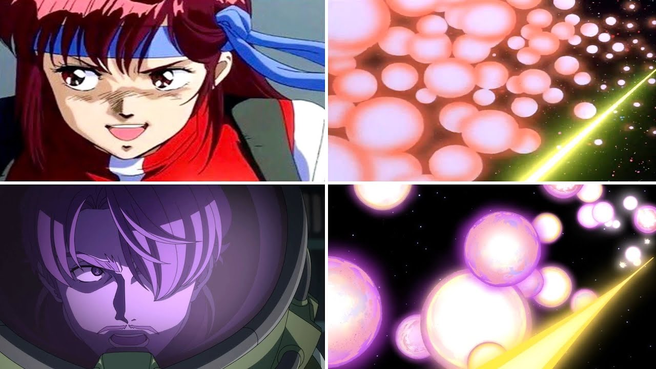 Gunbuster VS GQuuuuuuX EP8 Comparison (Gundam Aim for the Top!)[ガンダム ジークアクス トップをねらえ! ガンバスター 比較]