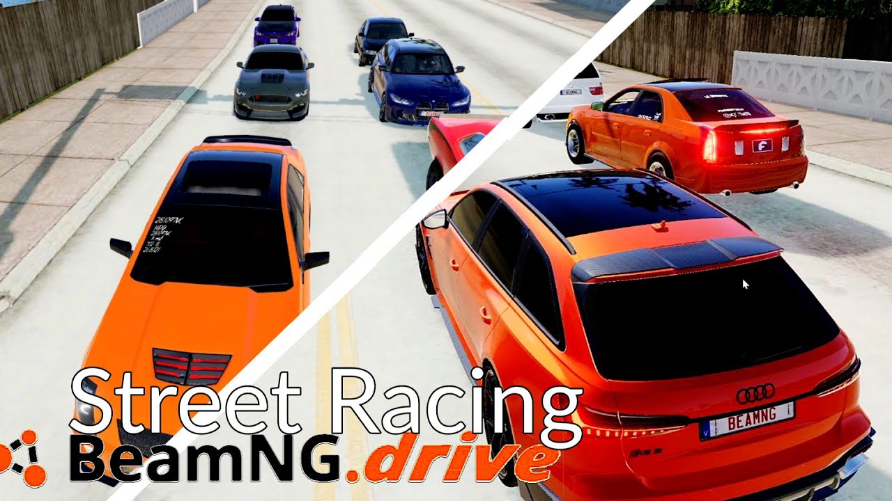 We went STREET Racing in BeamMp