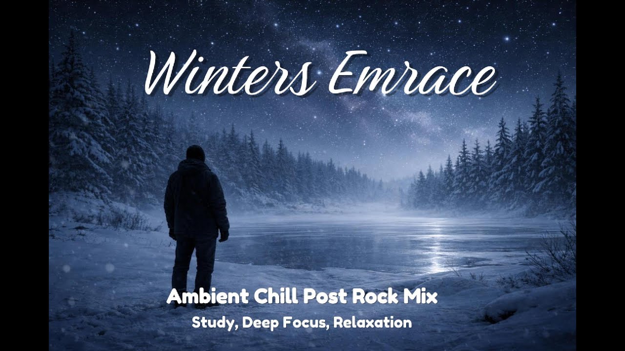 Chill Ambient Post Rock Mix for Study, Deep focus and Relaxation. Winter Solitude ❄️