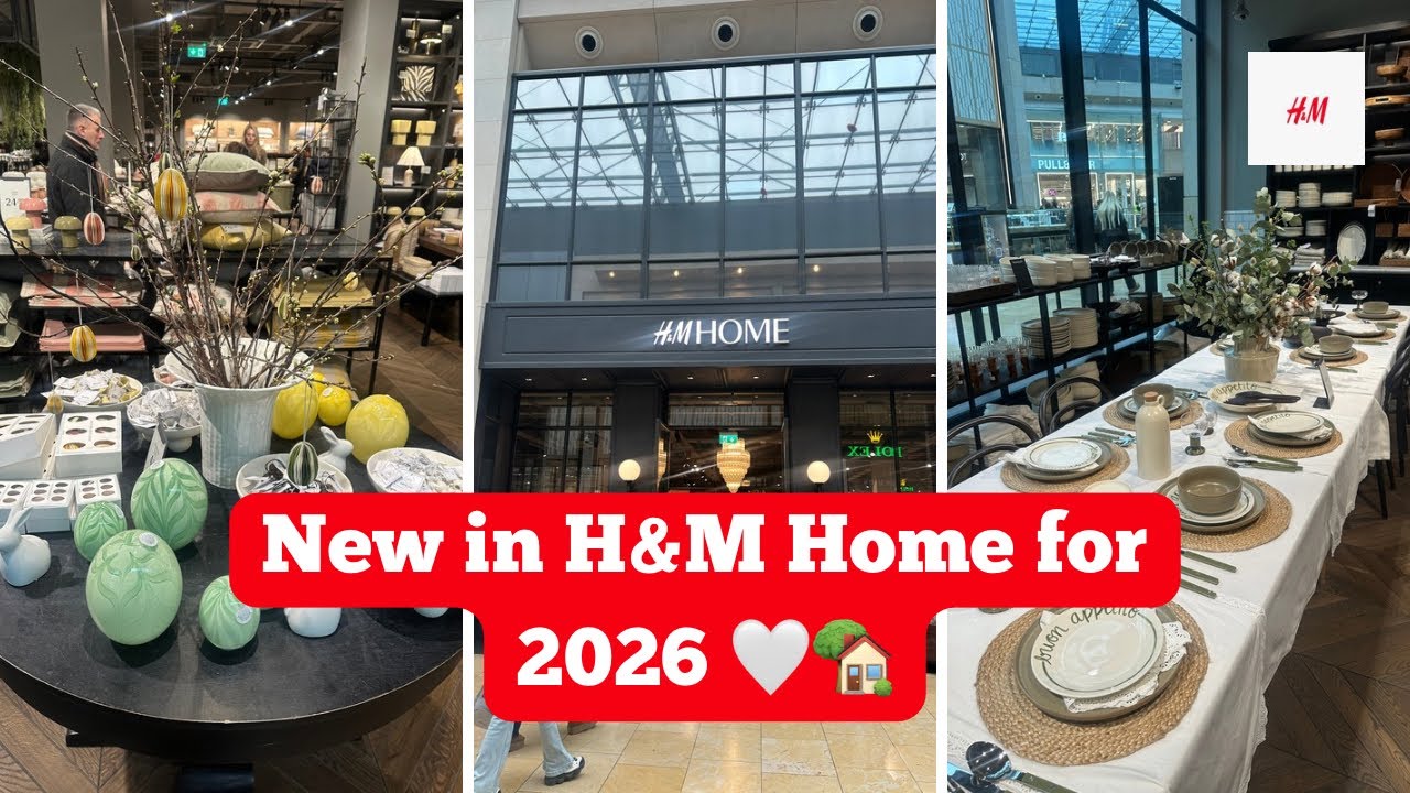 What’s NEW in H&M HOME 2026 🏡 H&M Home Spring New in, Home Decor & Interior Finds 🤍