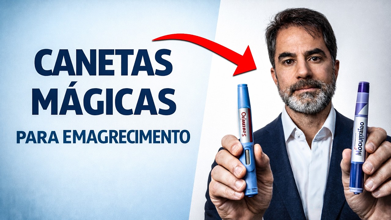 CANETAS MÁGICAS para EMAGRECIMENTO Ozempic e Monjaro causam QUEDA DE CABELO? VEJA ISSO