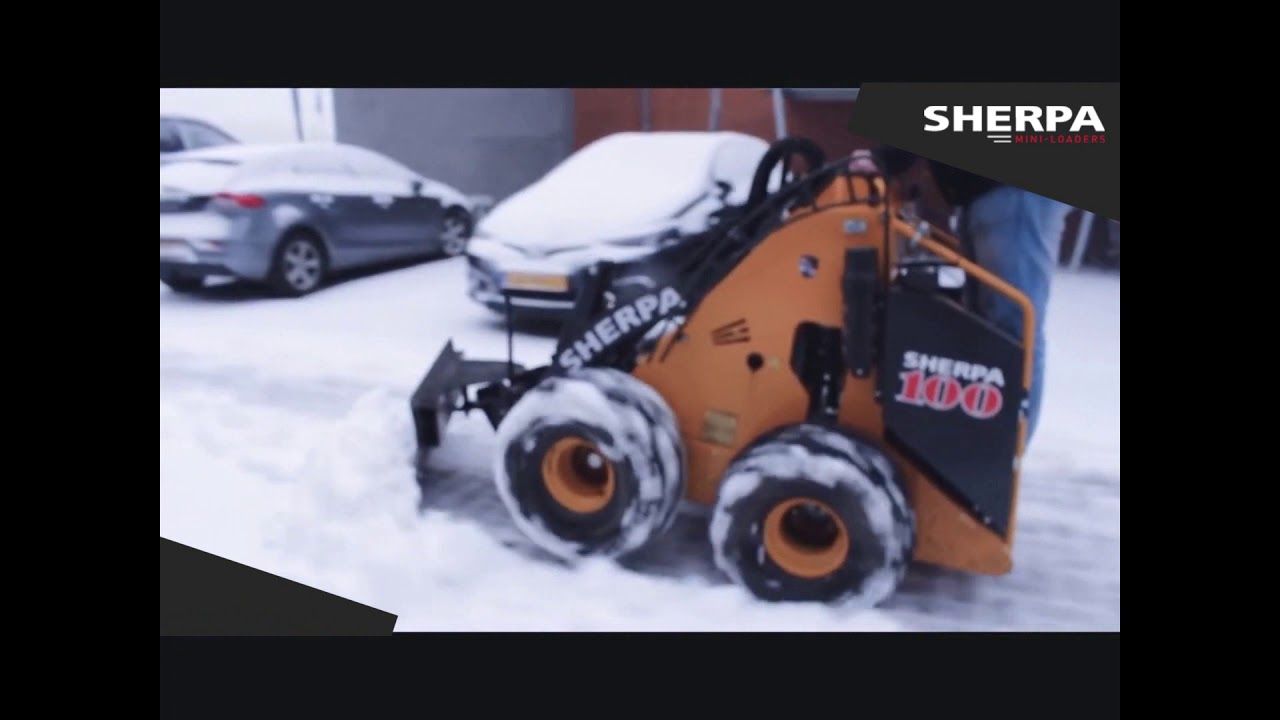 SHERPA100 | Snow push machine | SHERPA mini-loaders