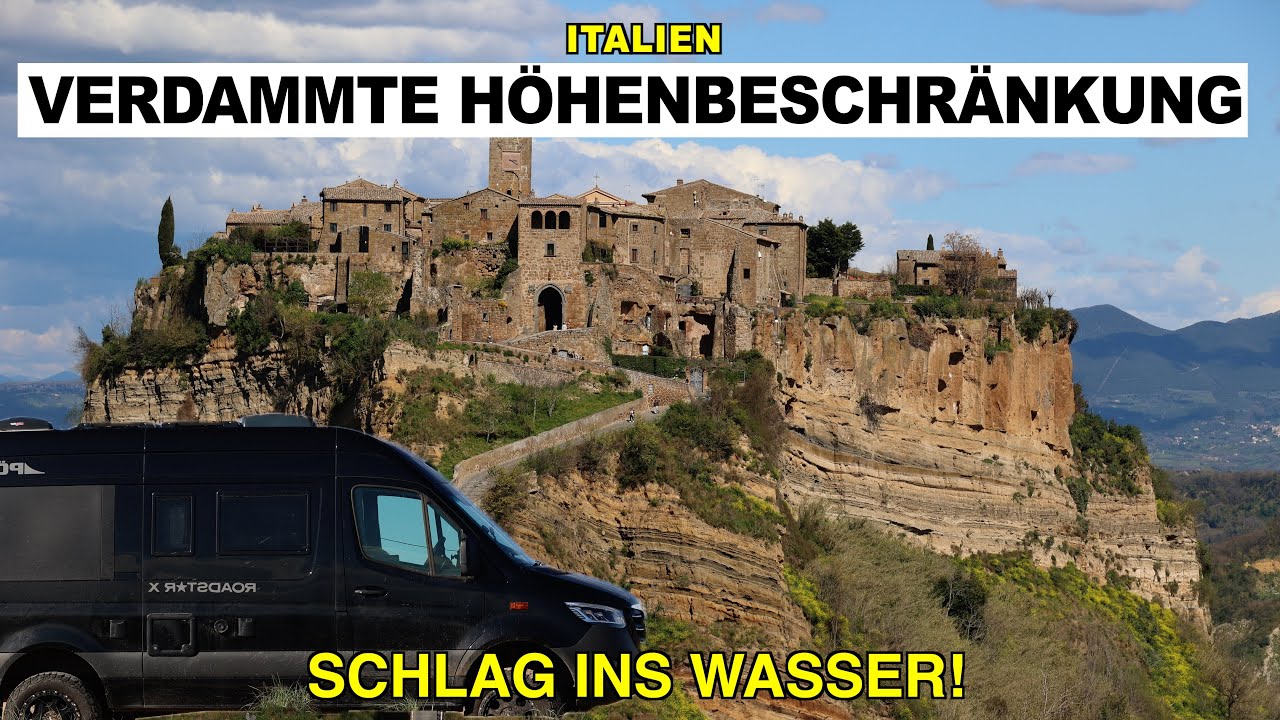 #1158 Diskriminierung durch Höhenbeschränkung! Nervt! | Bergdorf Civita di Bagnoregio & Saturnia