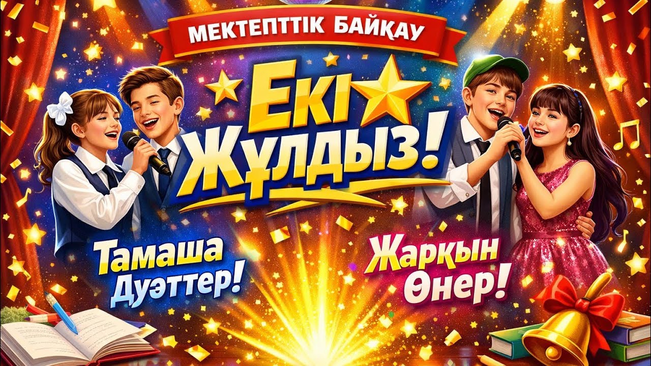 ЕКІ ЖҰЛДЫЗ 🌟