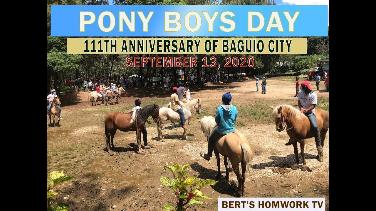 Pony Boys Day - 13 Sept  2020 (Wright Park Baguio City)