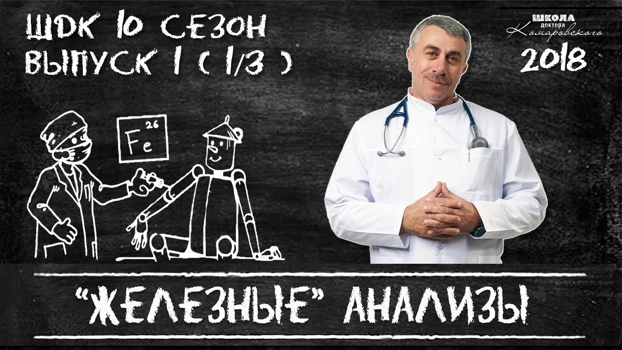 «Железные» анализы - Доктор Комаровский