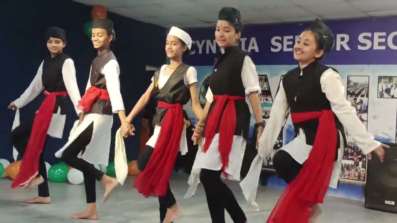kUMAUNI FOLK DANCE | Cynthia Senior Secondary Halldwani
