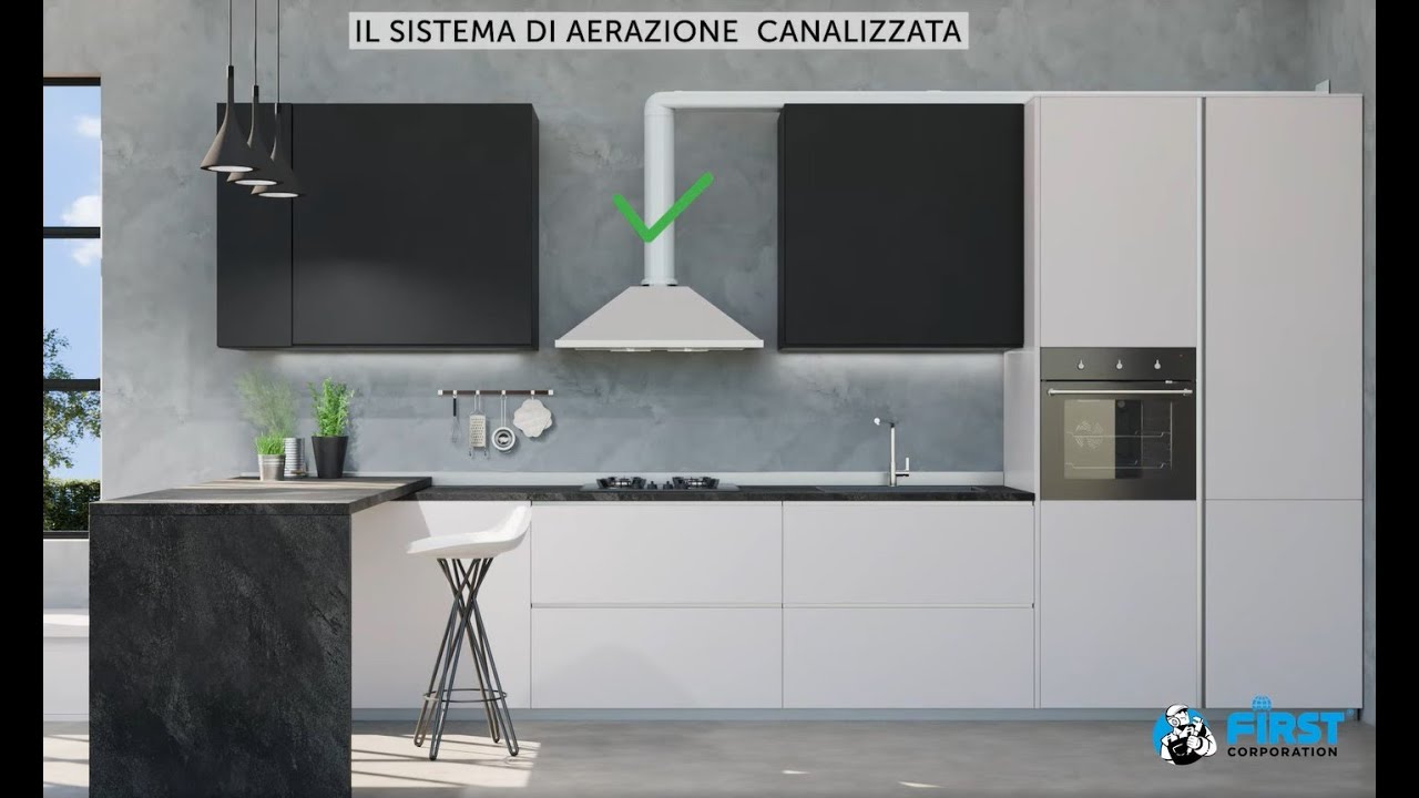 Sistema di aerazione canalizzata per cucine - La Ventilazione