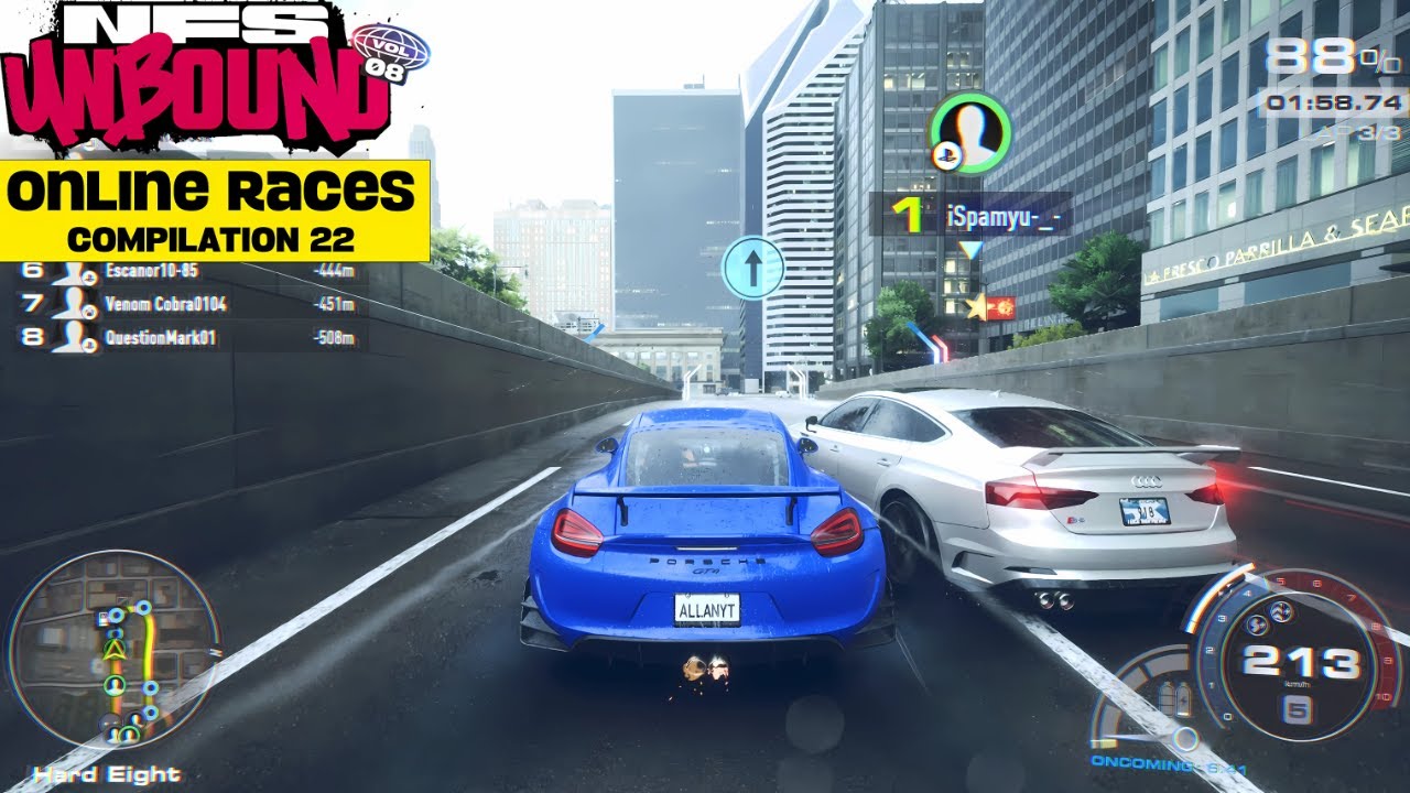 NFS Unbound Online Races Compilation 22