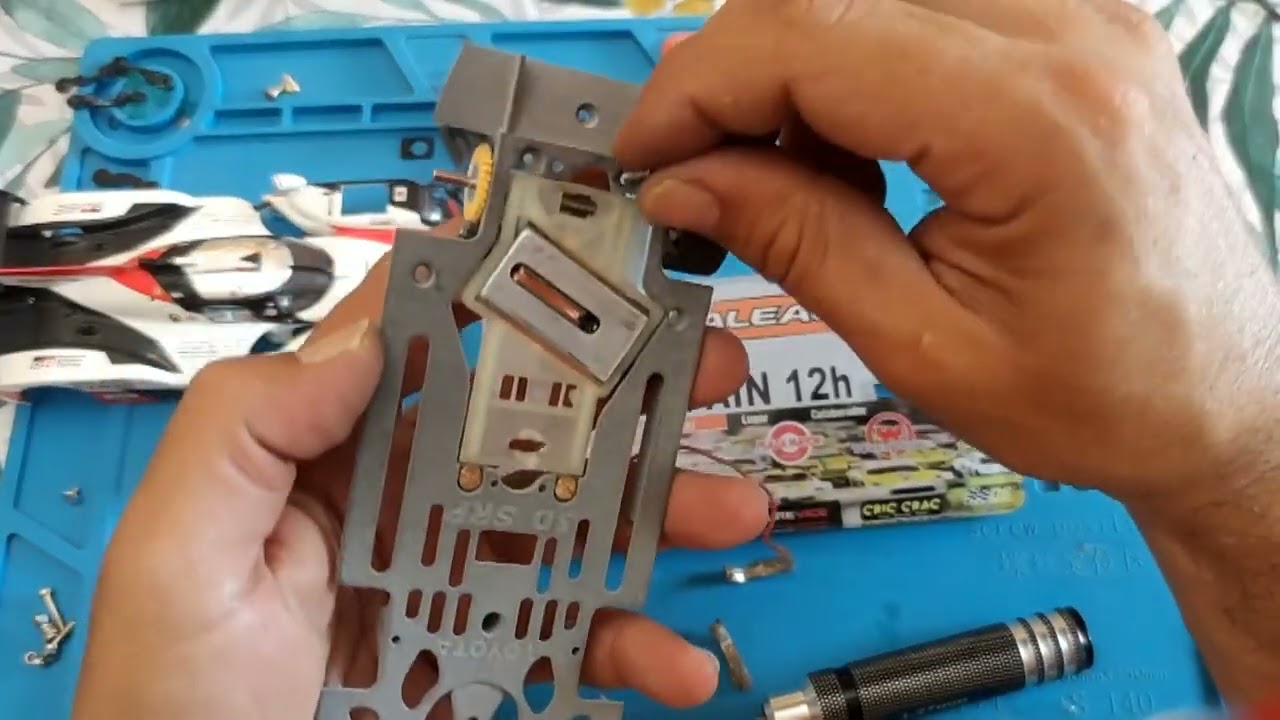 Montaje y prueba del nuevo chasis en sls de 3Dsrp para el Toyota de SRC