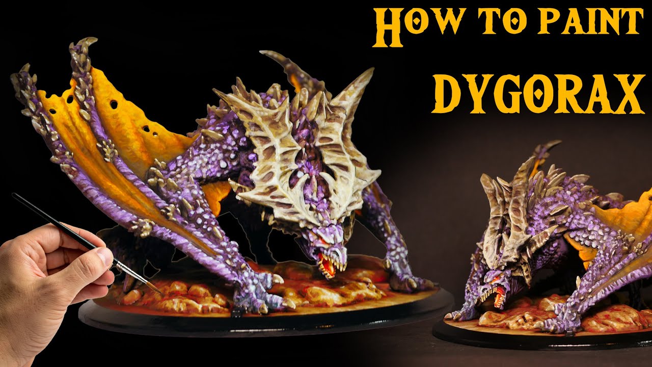 Giant Monster Miniature Speed Paint - Dygorax of Primal the Awakening