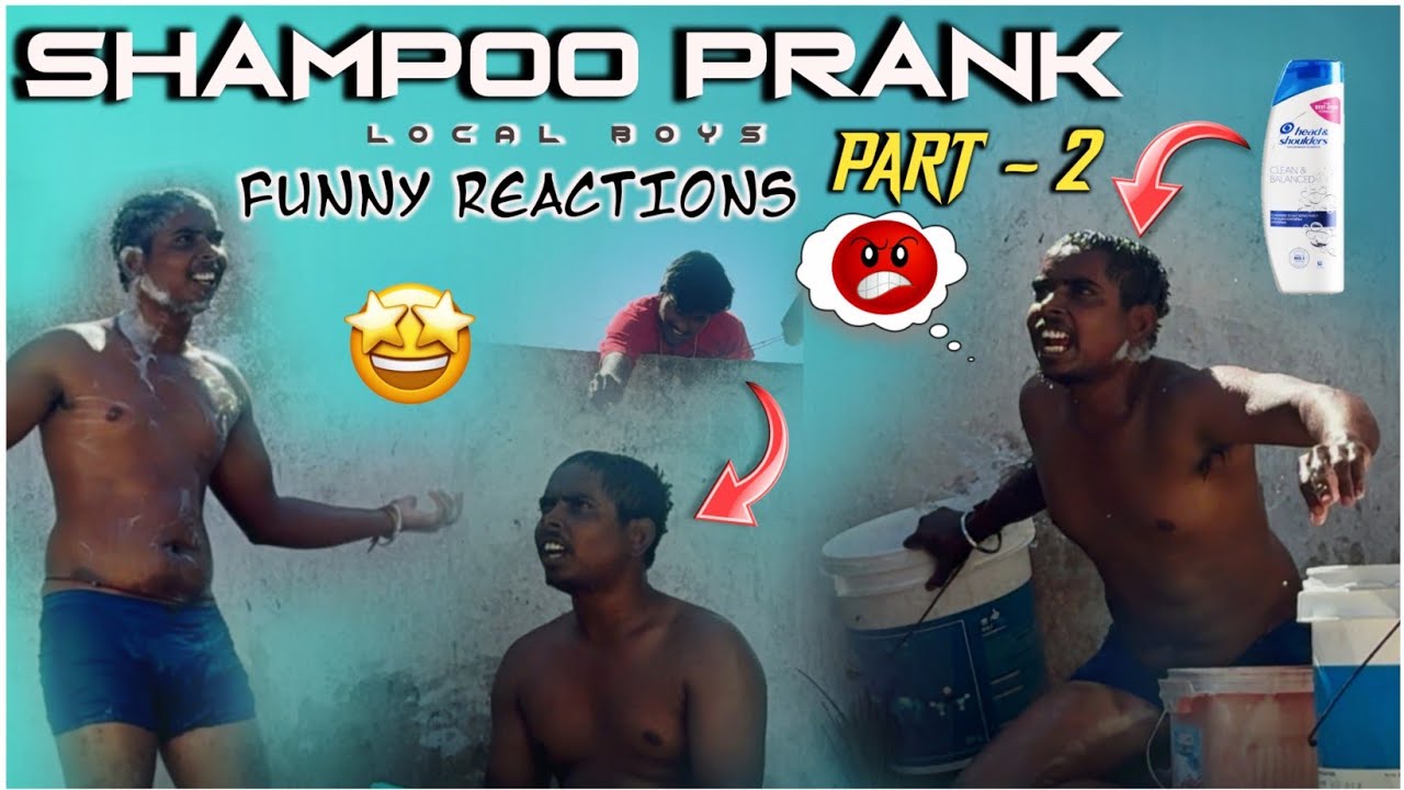 Shampoo🧴prank part - 2  | prank videos funny telugu latest😂 | Village prank vedioes 2025 😋