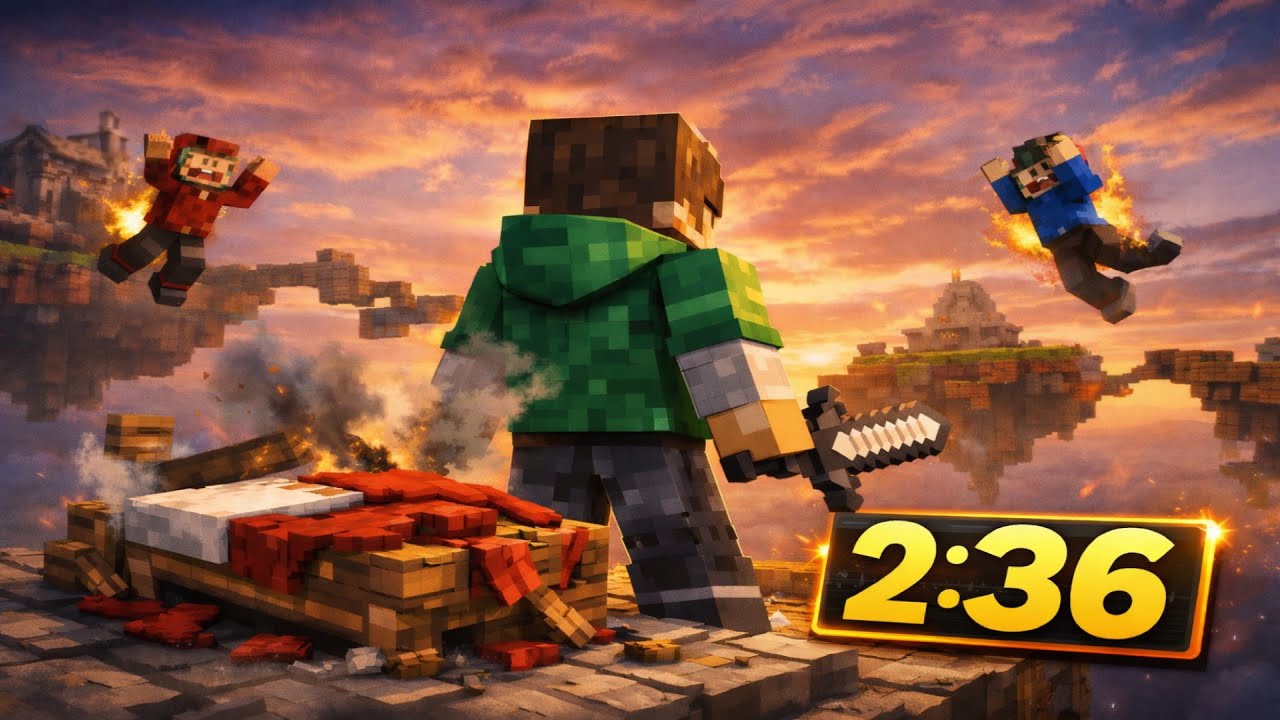TOP 200 SOLO BEDWARS GAME!!! (2:36)