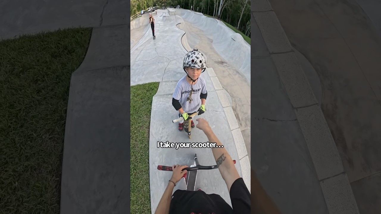 He got HUMBLED😤 #short #scooter #skate #shorts #funny #fail  #viral #scoot
