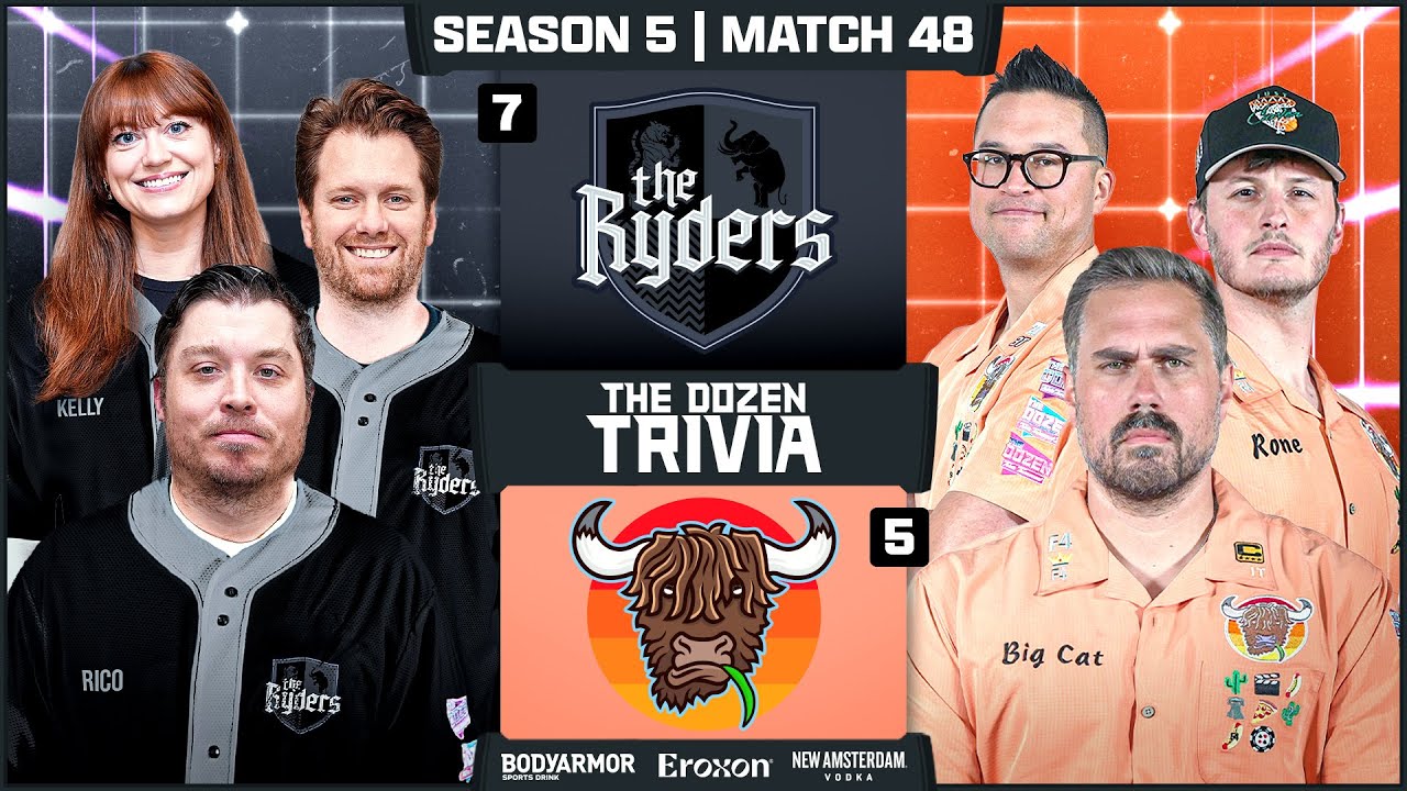 The Yak vs. The Ryders | Match 48, Season 5 - The Dozen Trivia League