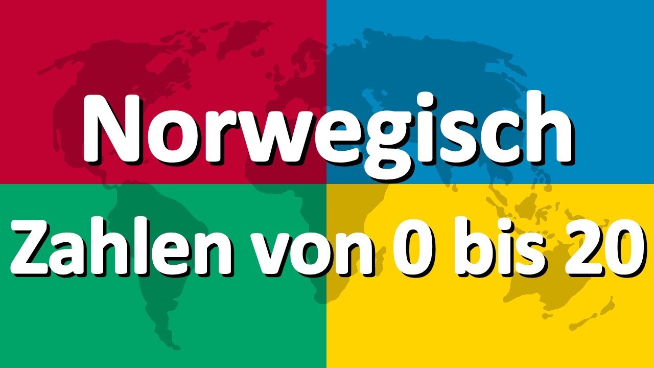 Norwegisch lernen Teil 4 | Zahlen von 0 bis 20