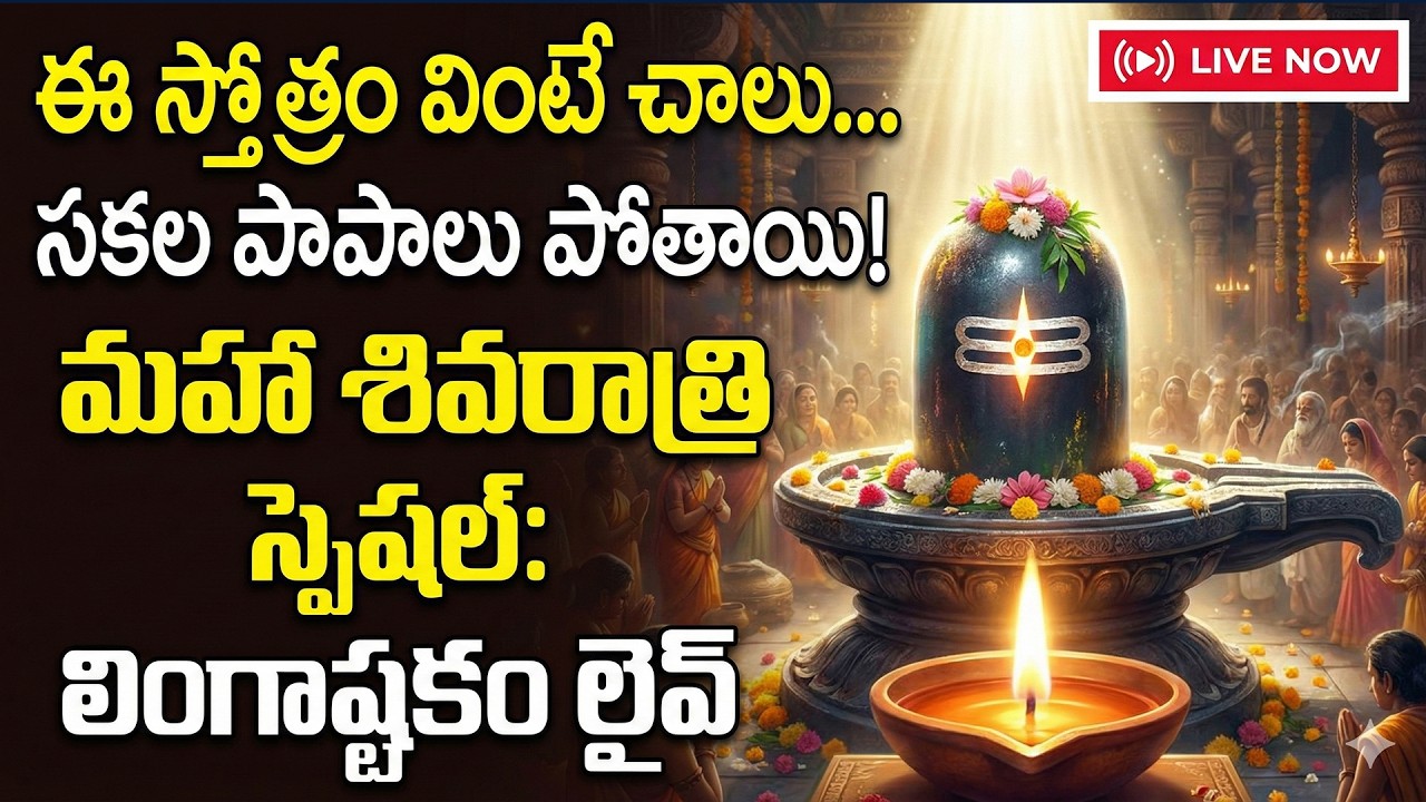 Maha Shivaratri 2026 Special | Lingashtakam Stotram | లింగాష్టకం వింటే చాలు.. సకల పాపాలు తొలగుతాయి!
