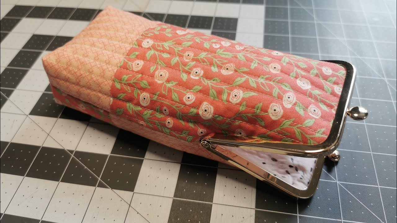 Frame pencil case /fermoire rétro trousse/coudre/couture/beginner/débutant/tutorial#0019