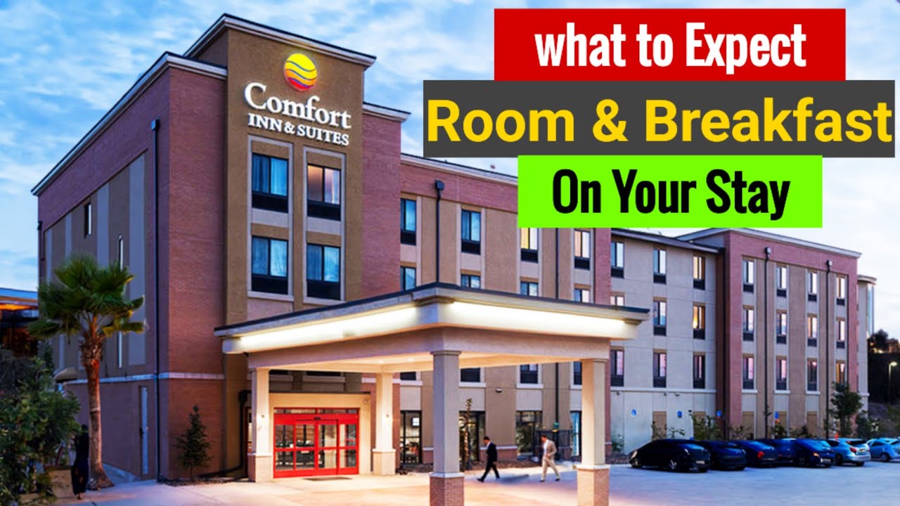 Comfort Inn hotel Inside the Room Tour  and Tasty Breakfast Enjoyment