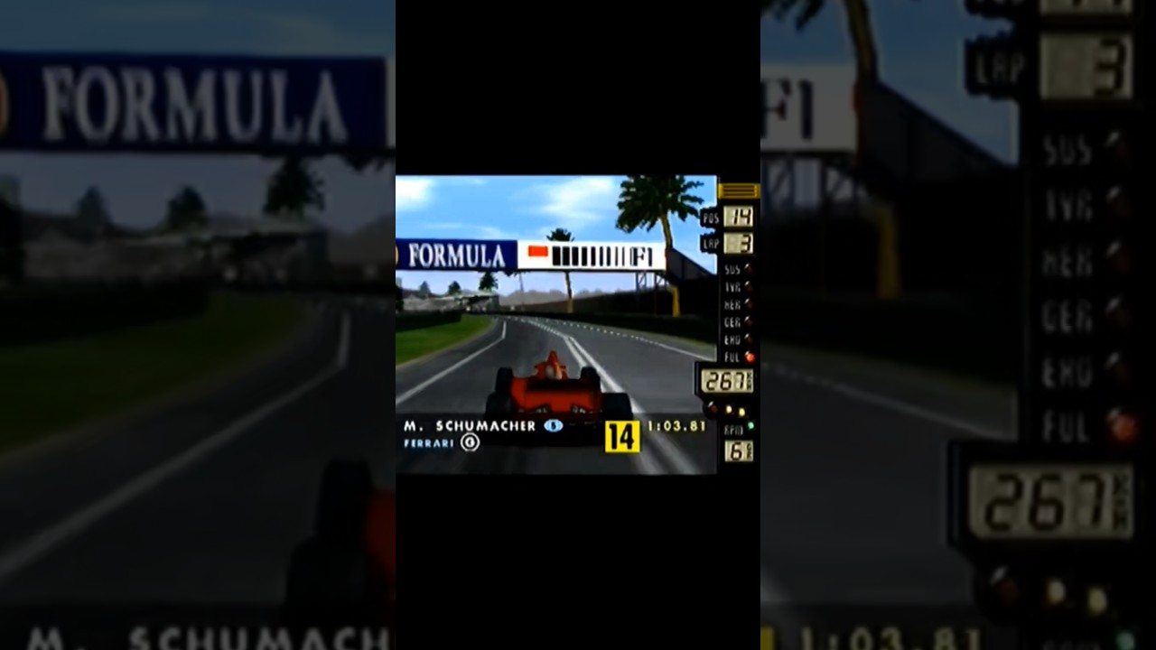 Retro Cheating :D (Max Fuel) #F1WorldGrandPrix #Nintendo64 #Nintendo #N64 #Gaming #CheatCodes #Gamer