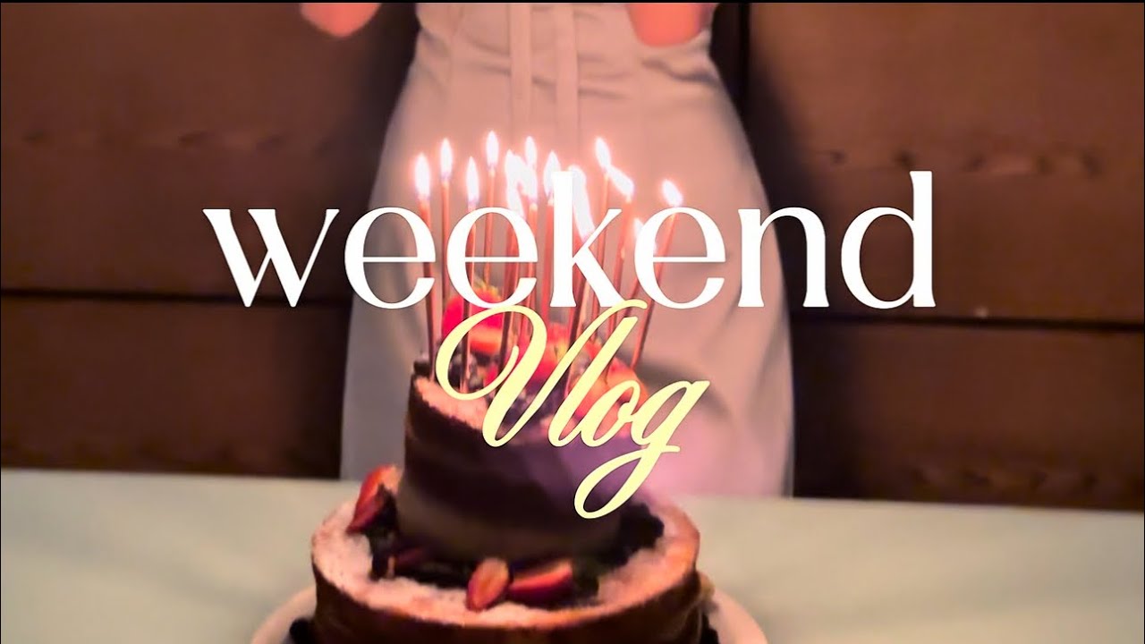 VLOG - um final de semana comigo!! treinos, aniversário, hospital, comidinhas...💘