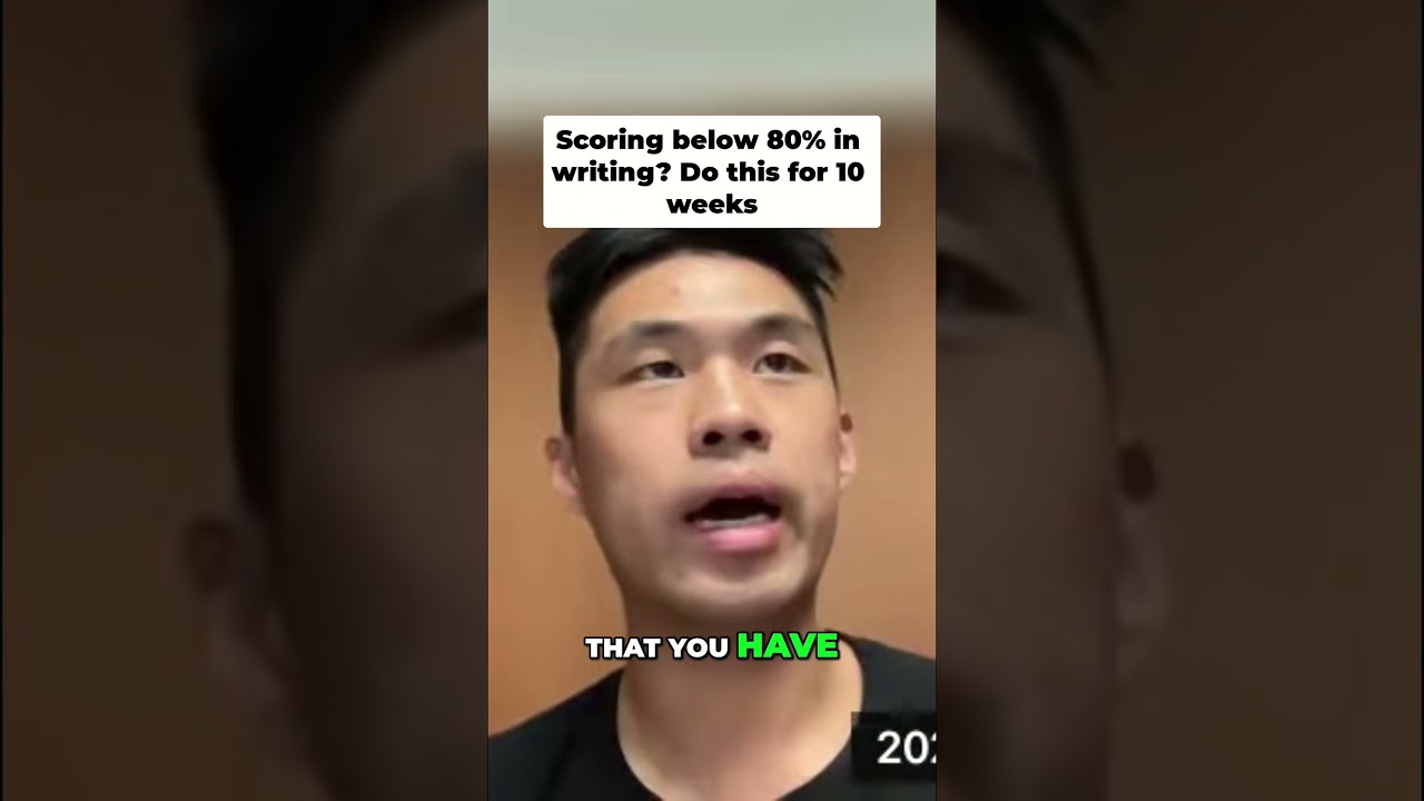 Scoring below 80% in writing? Do this for 10 weeks