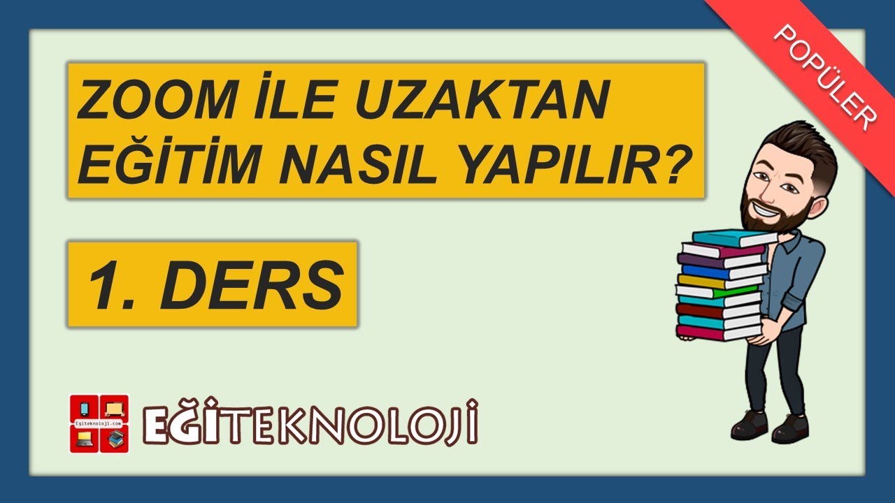 Zoom Nedir? Nasıl Kullanılır? - 1. Bölüm | EğitimVideo#25