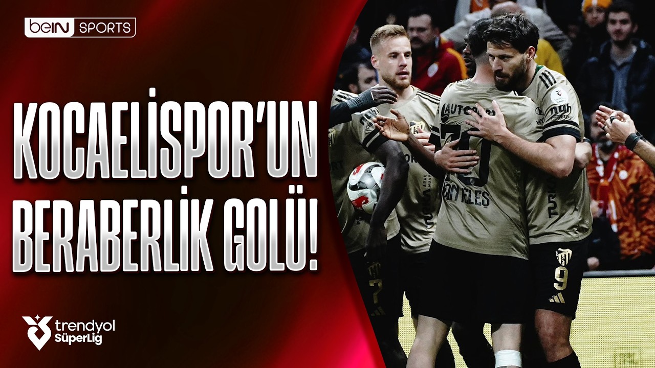 Kocaelispor'un Beraberlik Gol&uuml; Bruno Petkovic'ten! | Galatasaray - Kocaelispor | Trendyol S&uuml;per Lig