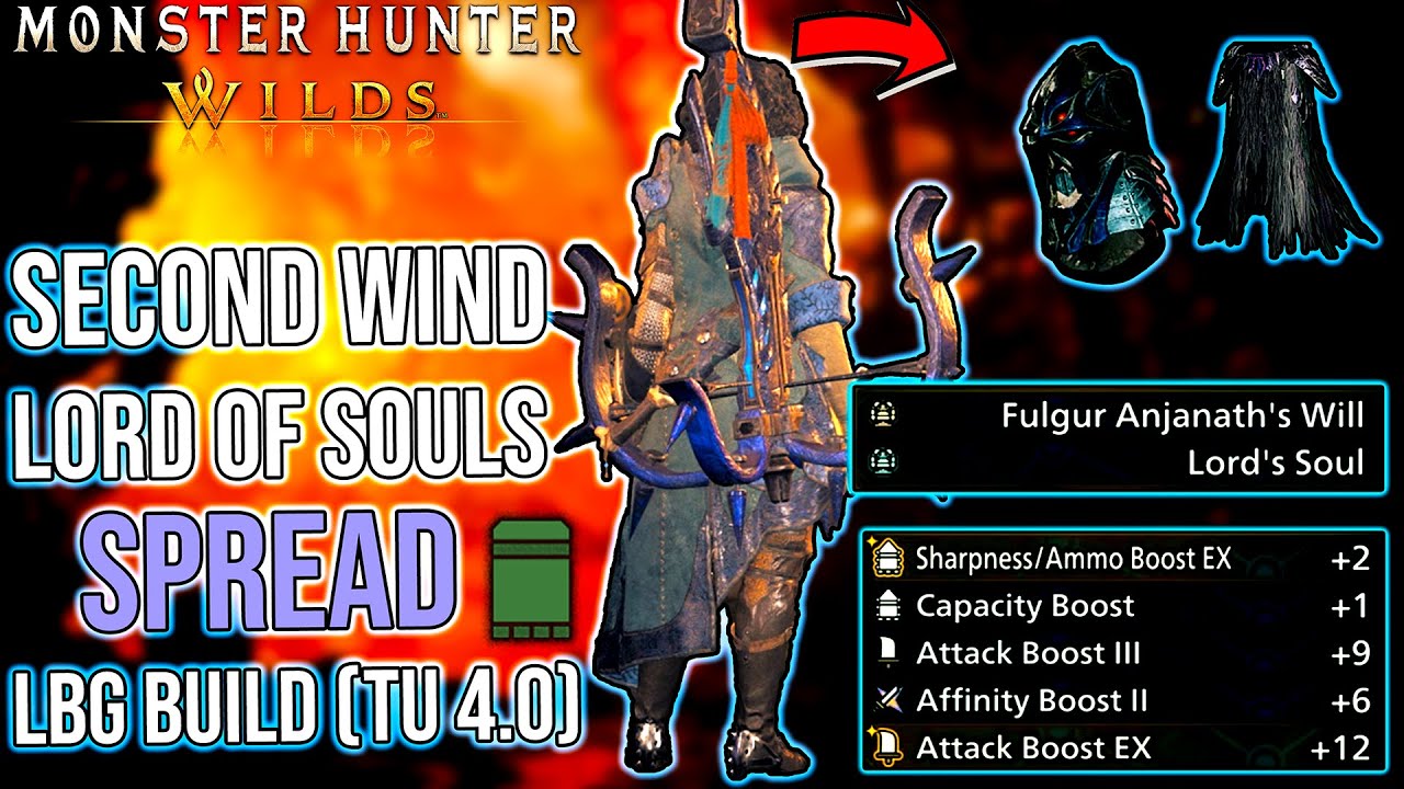MH Wilds Bethroned Agony SPREAD Ammo LBG (Chaser Shot) | TU 4.0 Gogmartian