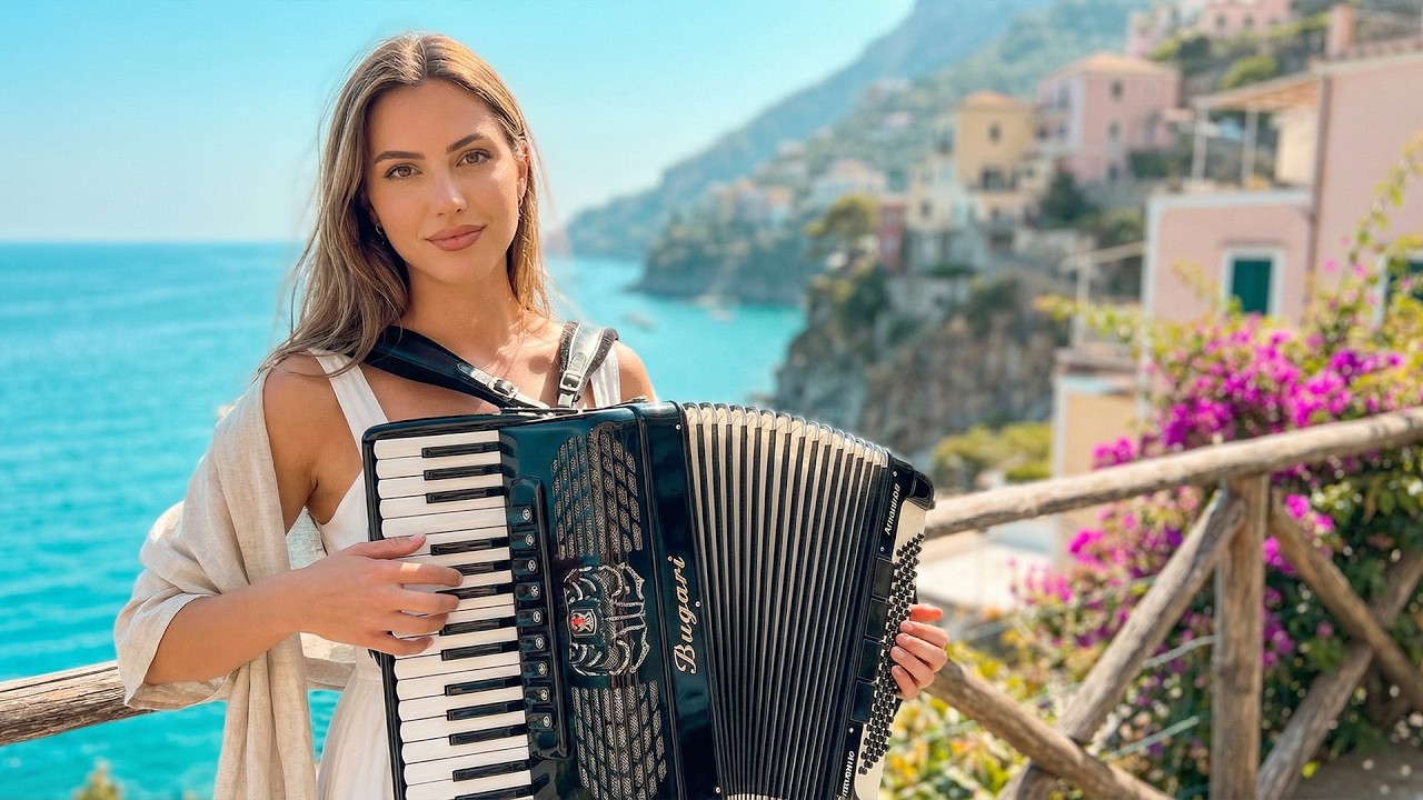 Mediterranean Bliss | Relaxing Italian Coastal Music & Dreamy Views 🌊☀️