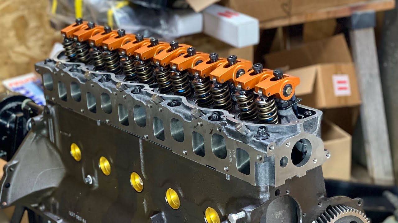 500hp turbo 300 inline 6 build: Fixing Promaxx’s errors, valvetrain assembly