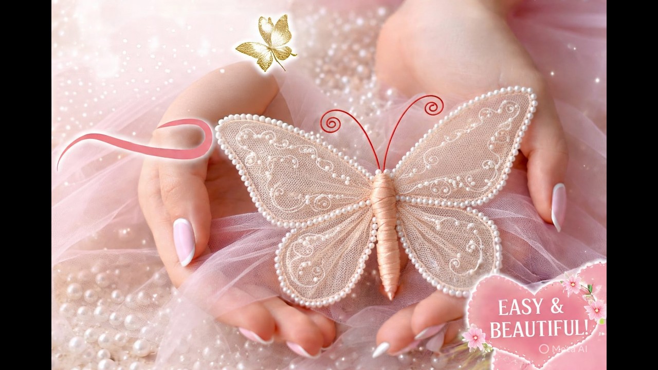 You Won’t Believe This Is Handmade! 🦋 Luxury Butterfly Craft