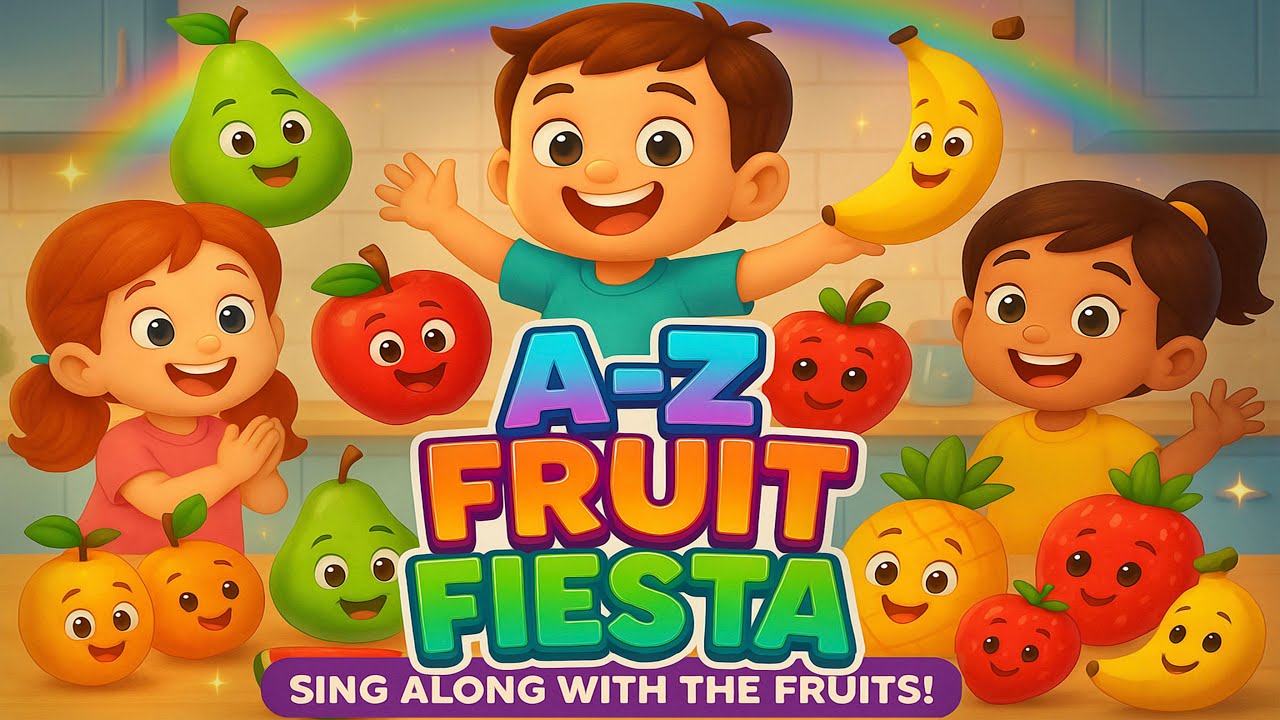 A–Z Fruits Song for Children | Learn Alphabet & Fruits | The Blend Channel #kidssong #learningsongs