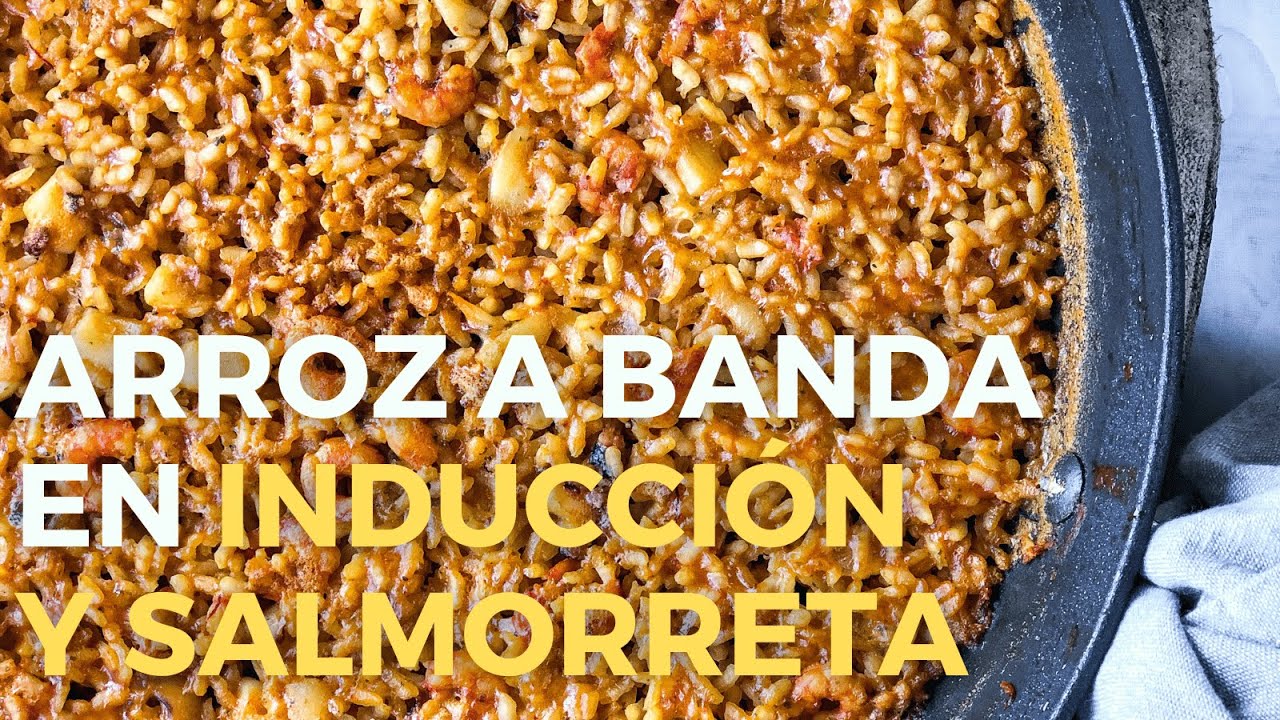 2 ARROZ A BANDA en inducción con SALMORRETA! Arroz suelto y perfecto | SABOREANDA