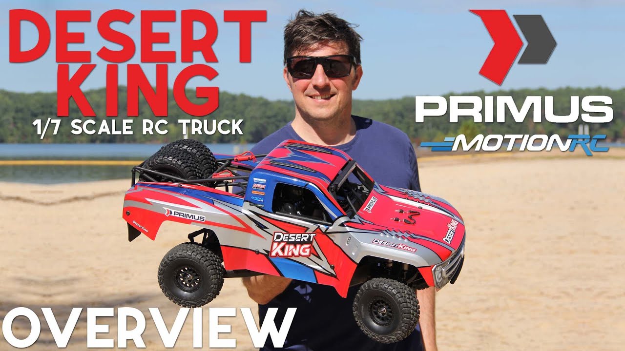 Overview of the All-New Primus Desert King 1/7 Scale 4WD RC Truck - RTR | Motion RC