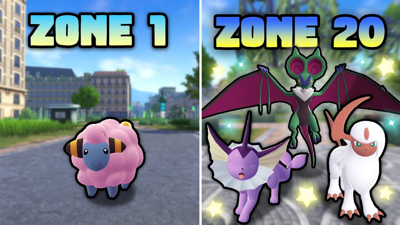 I Speedran Catching a Shiny Pokemon in EVERY Wild Zone