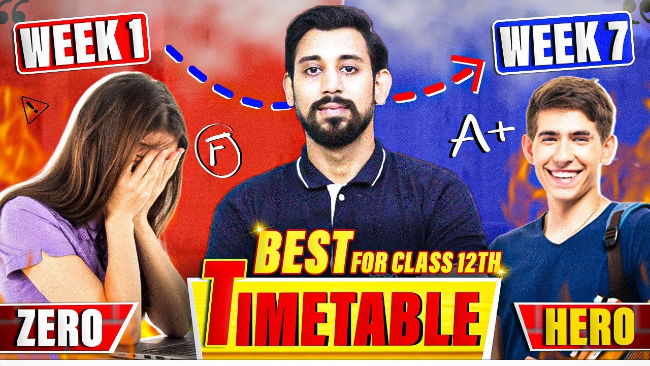 Class 12 Proper Timetable and Strategy | Start Today | Must Watch
