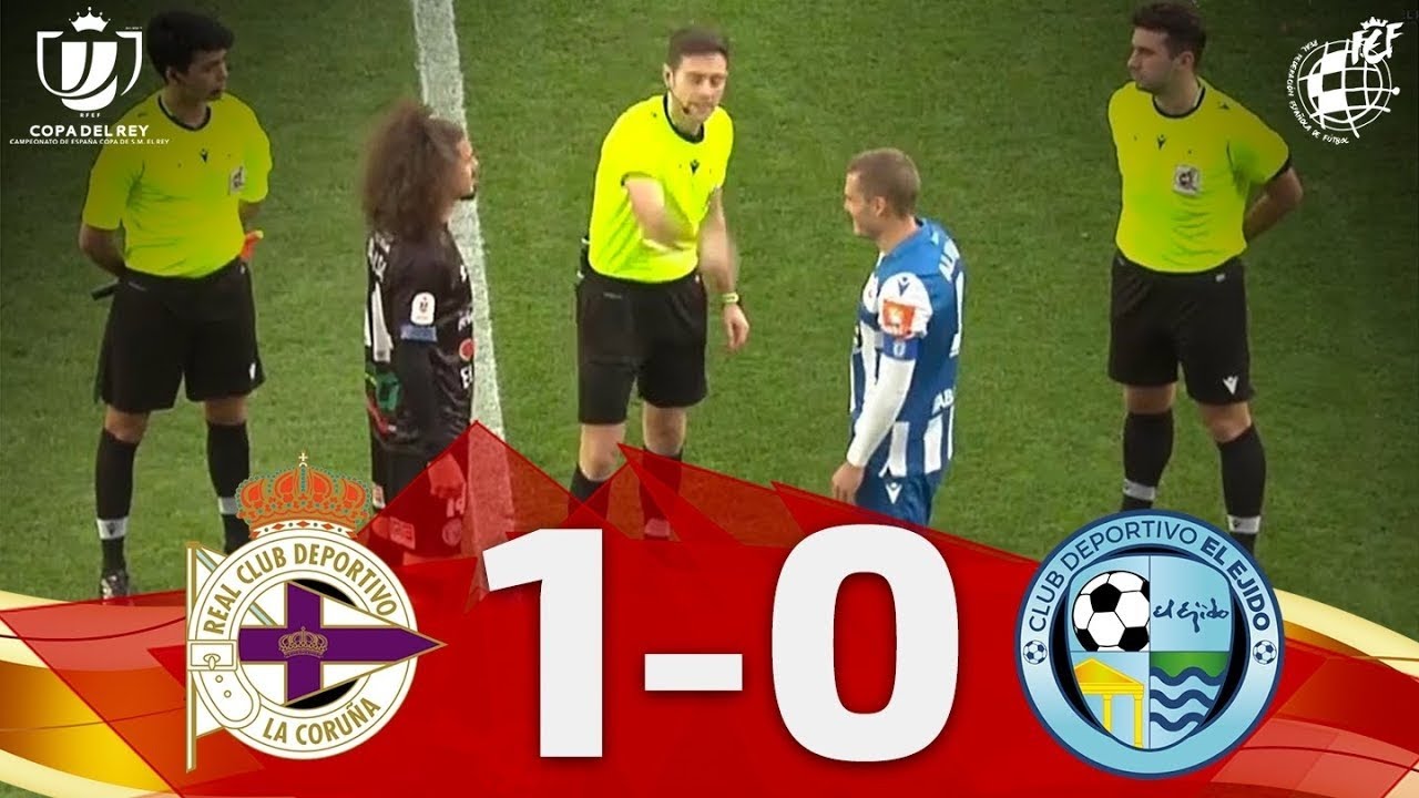 RESUMEN | RC Deportivo de La Coruña 1-0 CD El Ejido 2012 | 1ª eliminatoria Copa de SM el Rey