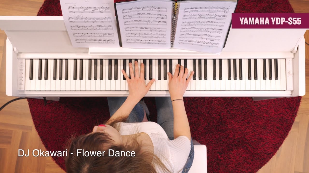 Yamaha YDP-S55  play the piano _Flower dance