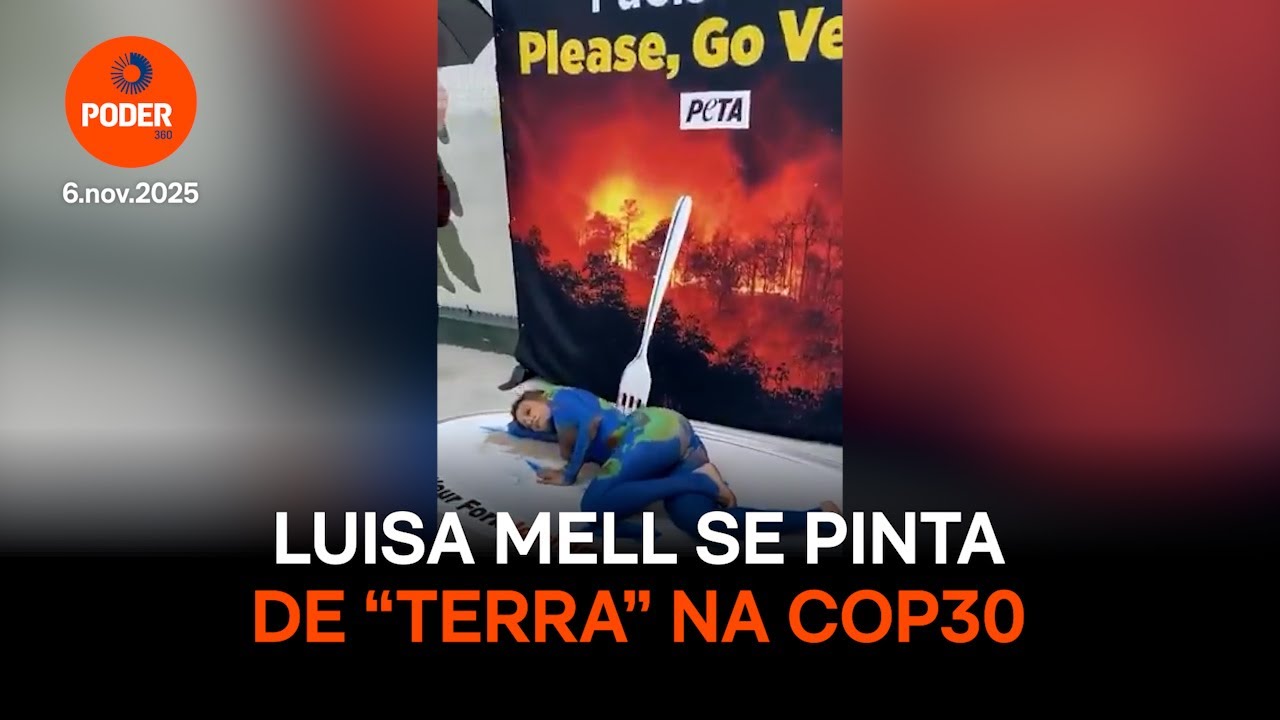 Luisa Mell se pinta de &ldquo;Terra&rdquo; na COP30