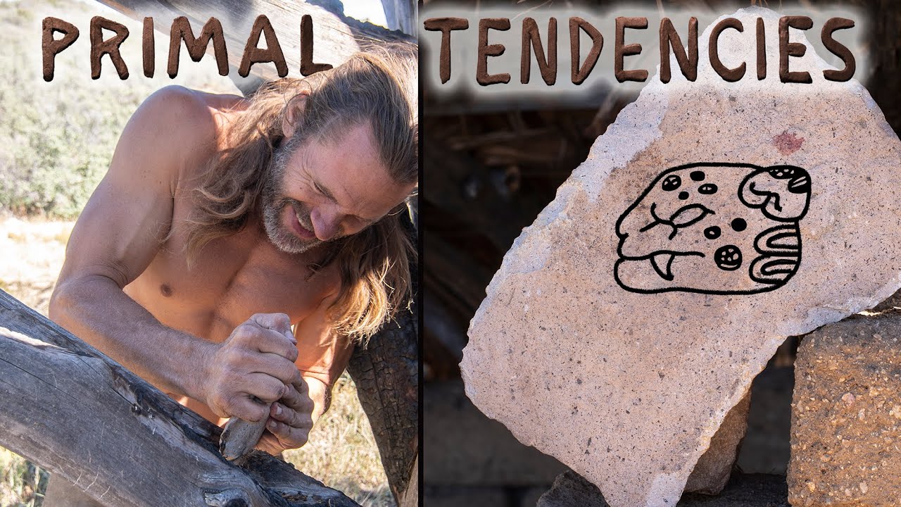 Primitive Stone Saw for Cutting Branches (episode 24)