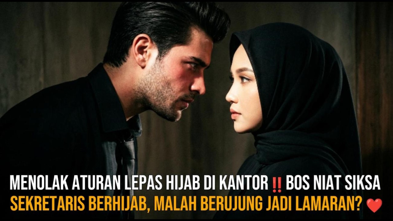 CEO INI PAKSA SEKRETARISNYA LEPAS HIJAB‼️Gara-Gara Kejadian Di Bar Malah Sujud Minta Maaf & Melamar?